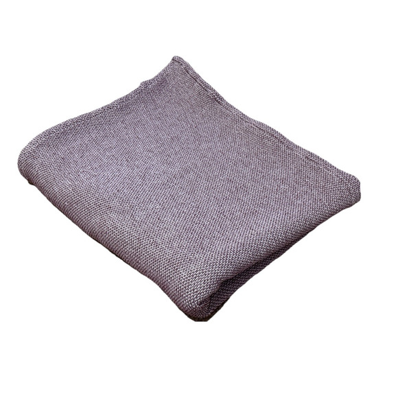 Antonio Salgado Luxury Cotton Jacquard Blanket 66x90 Dark Red White Knit Throw - Picture 1 of 8